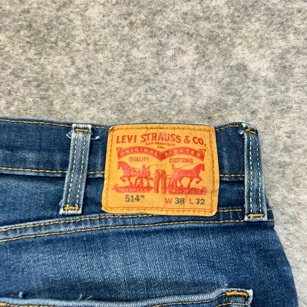 Lot of 4 Levi's Skinny Slim Jeans Mens 38x32 Black Blue Tan 510 511 Work Pants